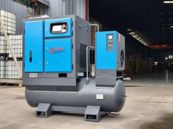 11kw 16bar Pm Variable Frequency Screw Air Compressor with Air Tank, Air Dryer and Filters